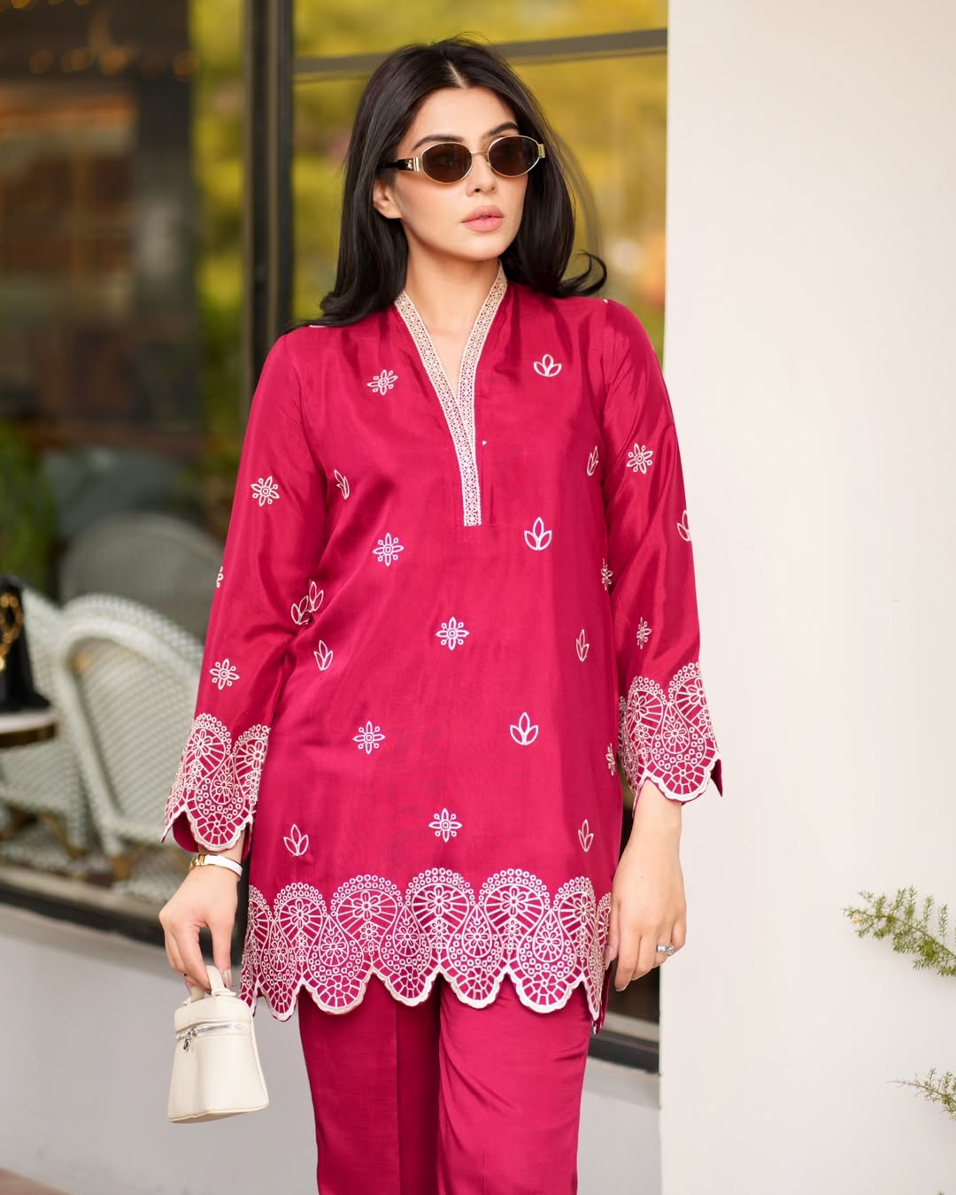 2 Pc Lawn Vintage collection Embroidered Suit