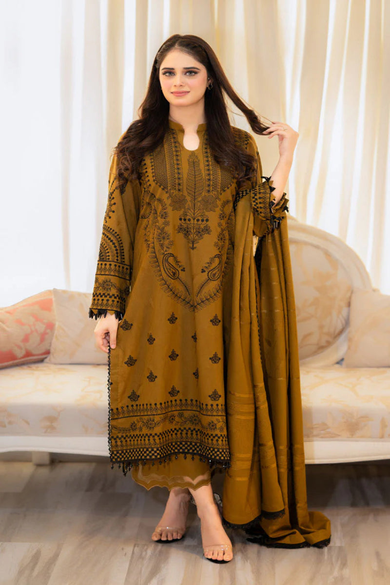 3Pc Embroidered Lawn Suit