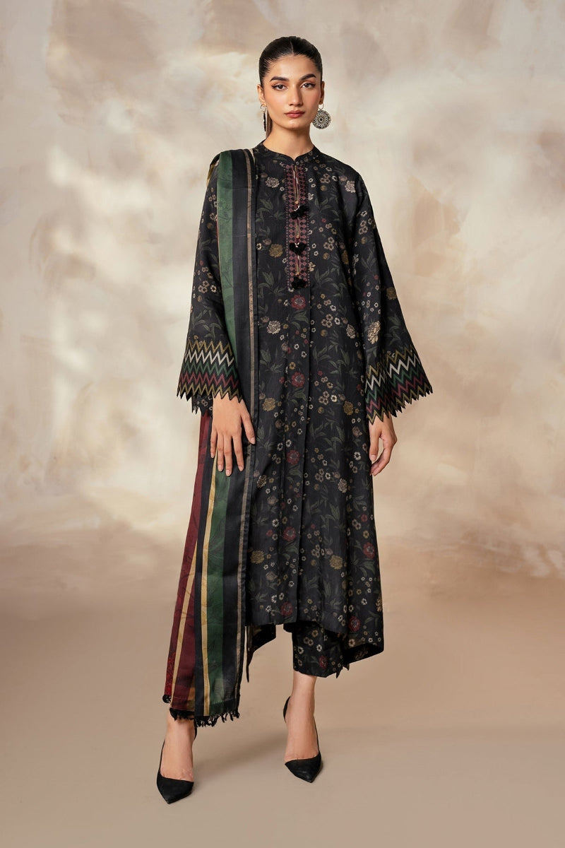 Baroque 3Pc Lawn Digital Print summer Collection Suit BQ-801