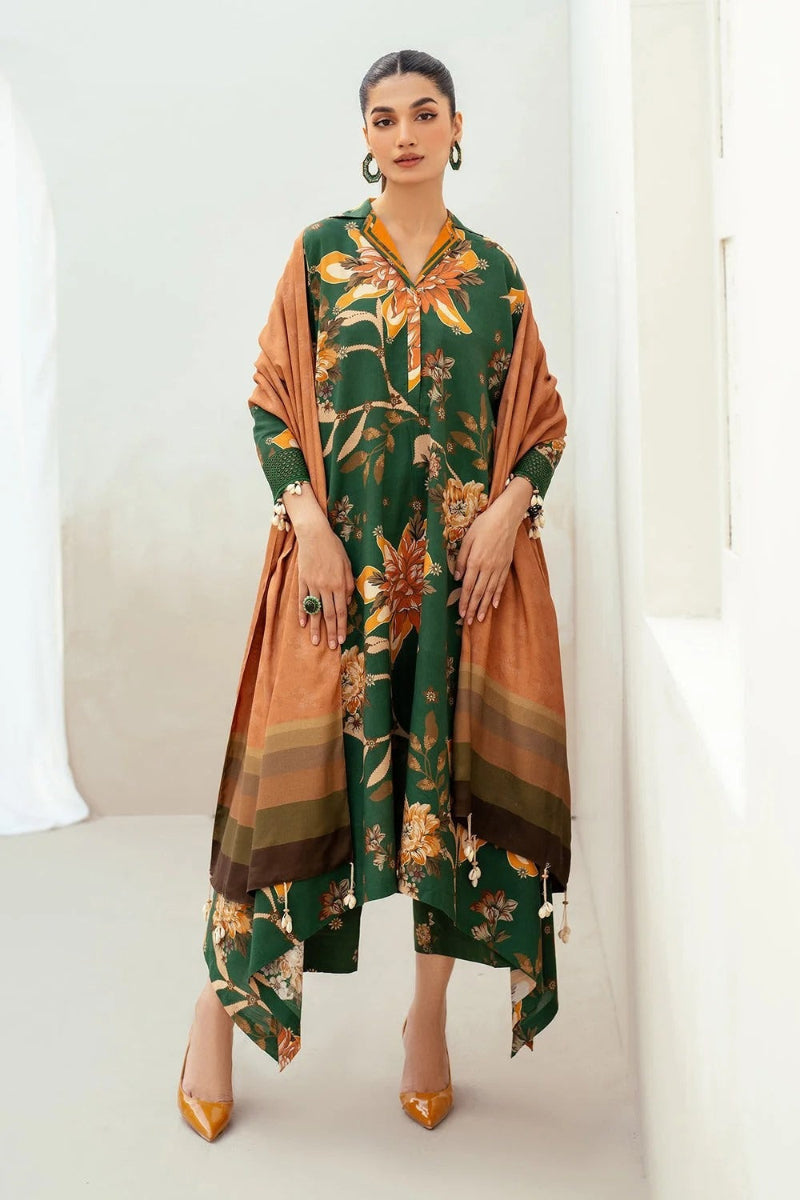Baroque 3Pc Lawn Digital Print summer Collection Suit BQ-803