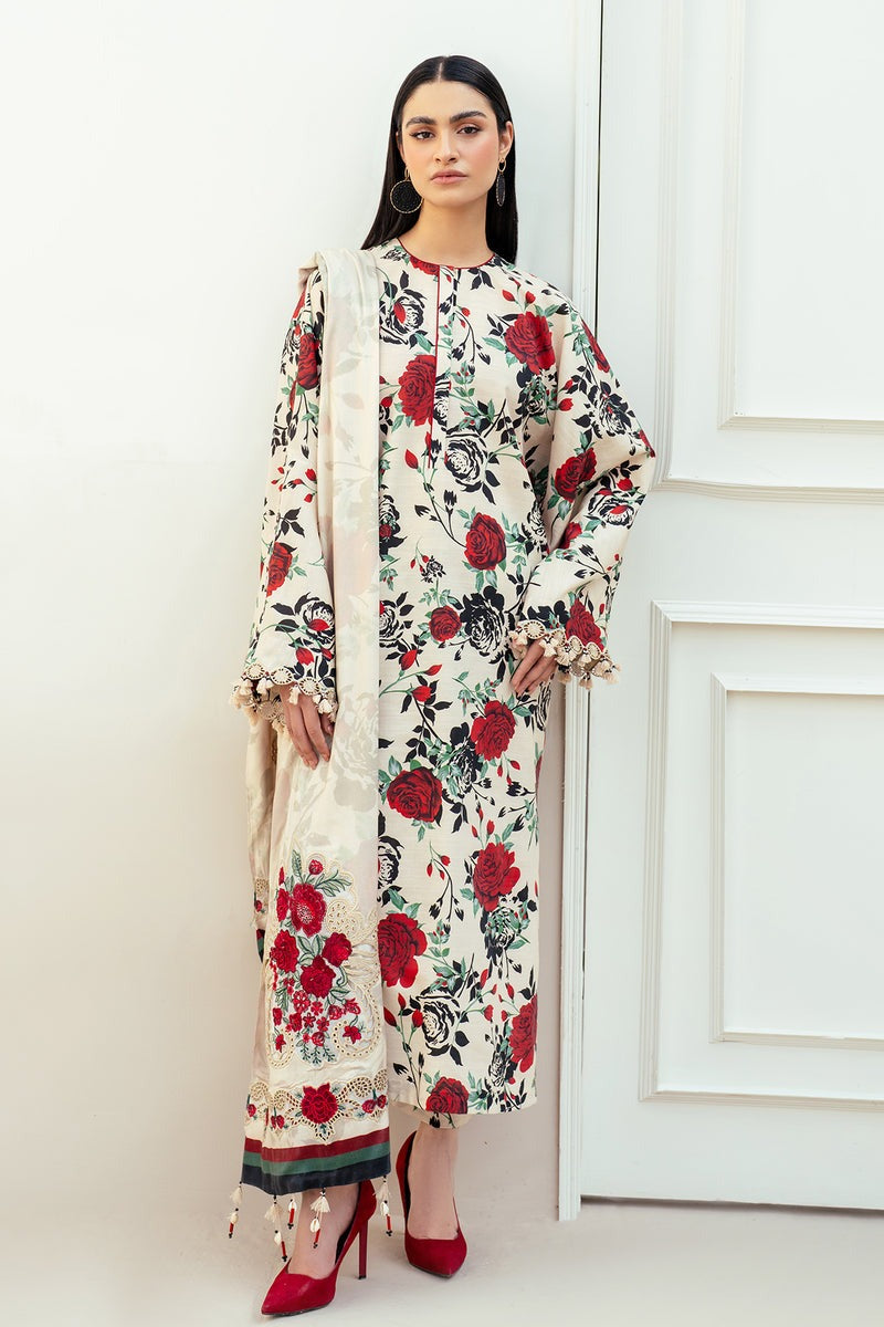 Baroque 3Pc Lawn Digital Print summer Collection Suit BQ-805