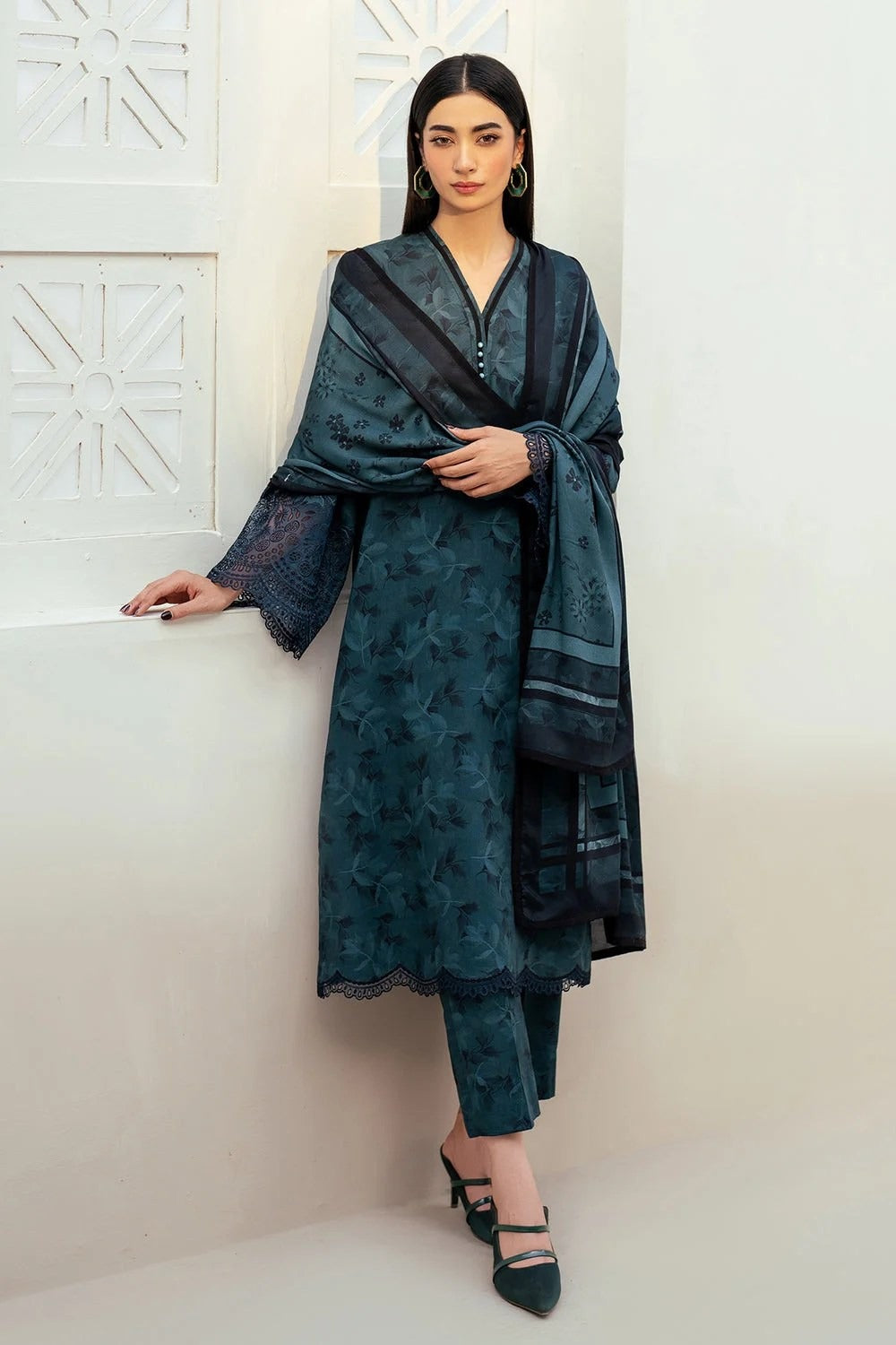 Baroque 3Pc Lawn Digital Print summer Collection Suit BQ-813