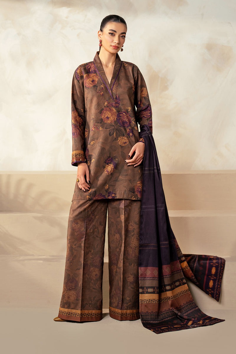 Baroque 3Pc Lawn Digital Print summer Collection Suit BQ-816