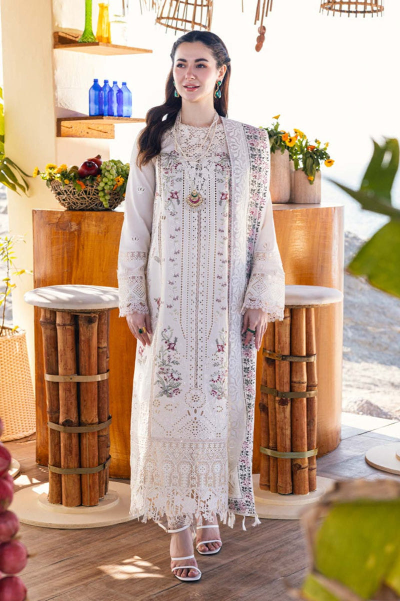 3Pc Lawn Chikankari Heavy Embroidered Suit 794