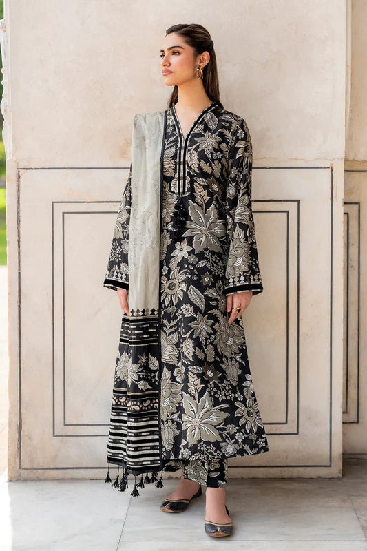 BAROQUE 3Pc Khaddar Winter collection suit BQ-661