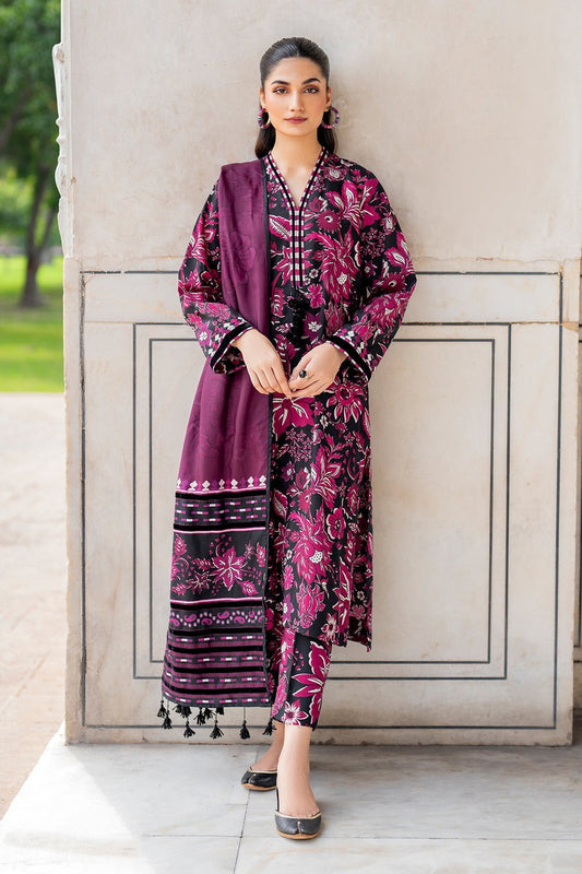 BAROQUE 3Pc Khaddar Winter collection suit BQ-664