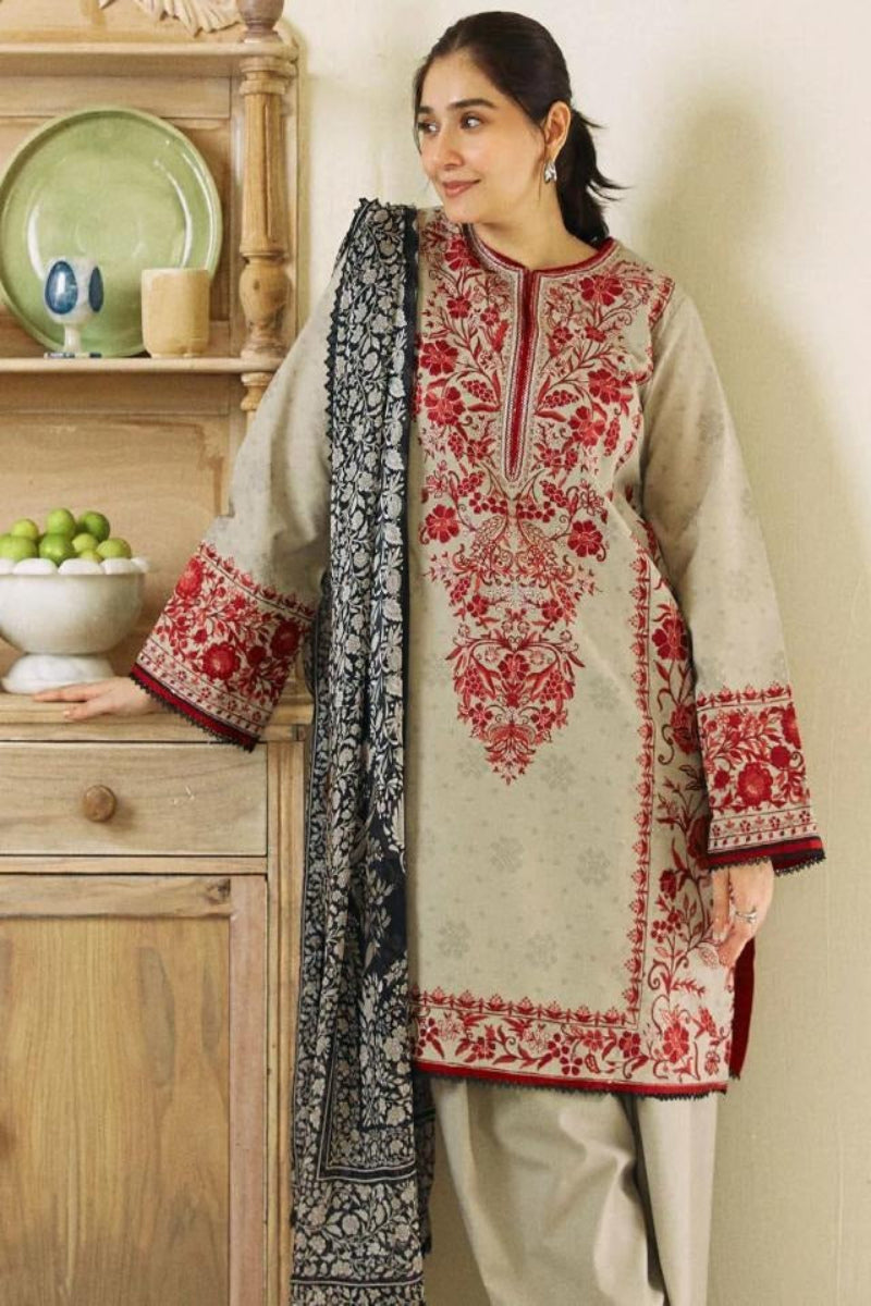 Zara Shah 3-Pcs Summer Embroidered Lawn Collection COCO-117