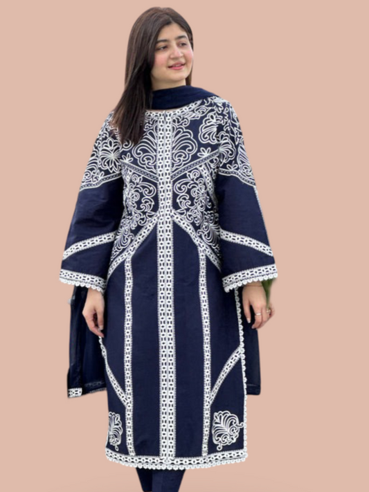 Sapphire 2Pc Lawn Summer Collection Suit SR-45