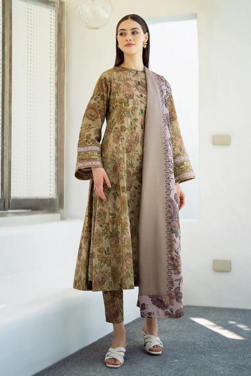 BAROQUE 3Pc Khaddar Winter collection suit BQ-641