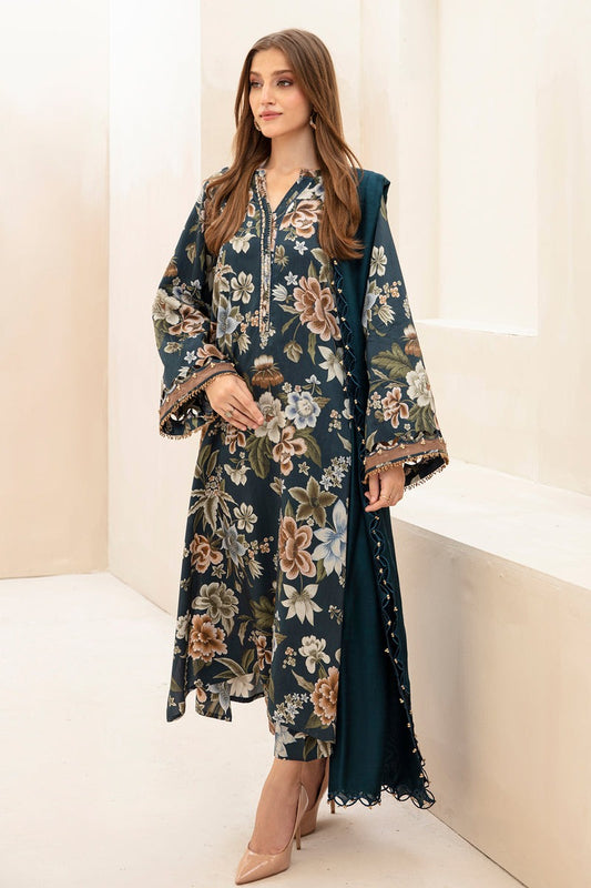 BAROQUE 3Pc Khaddar Winter collection suit BQ-660