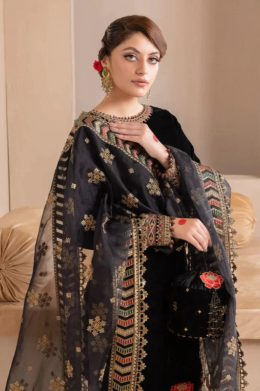 Azure 3 Pc Velvet  Embroidered Suit Winter Collection