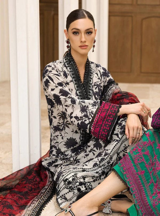 BAROQUE 3Pc Khaddar Winter collection suit BQ-650