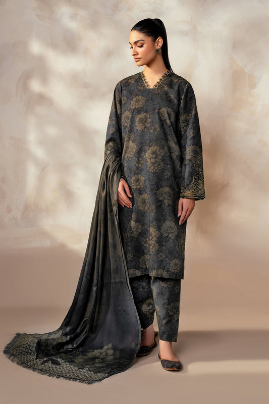 Baroque 3Pc Lawn Digital Print summer Collection Suit BQ-802