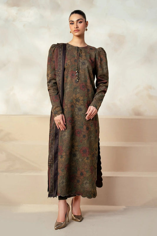 Baroque 3Pc Lawn Digital Print summer Collection Suit BQ-818