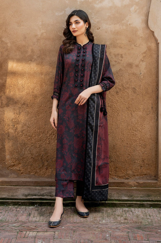 BAROQUE 3Pc Khaddar Winter collection suit BQ-665