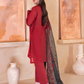 3Pc Embroidered Lawn Suit with Organza dupatta Summer Collection