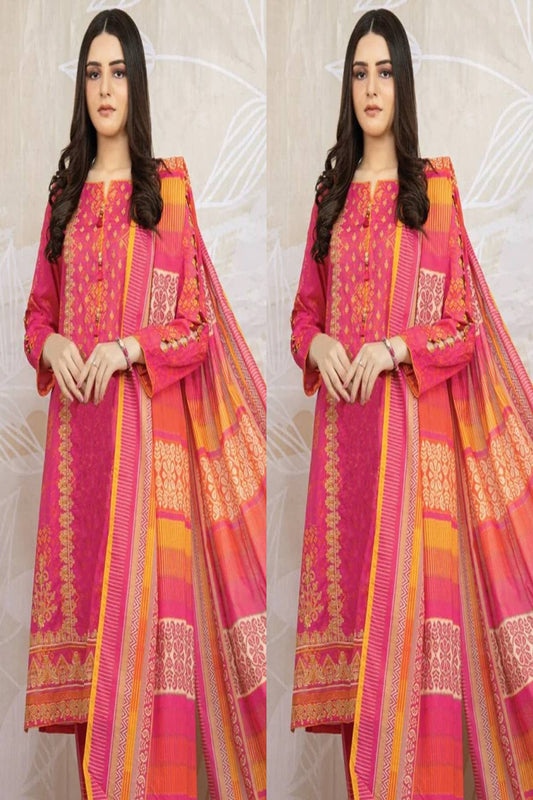 Edenrobe 3Pc Lawn printed summer Collection Suit