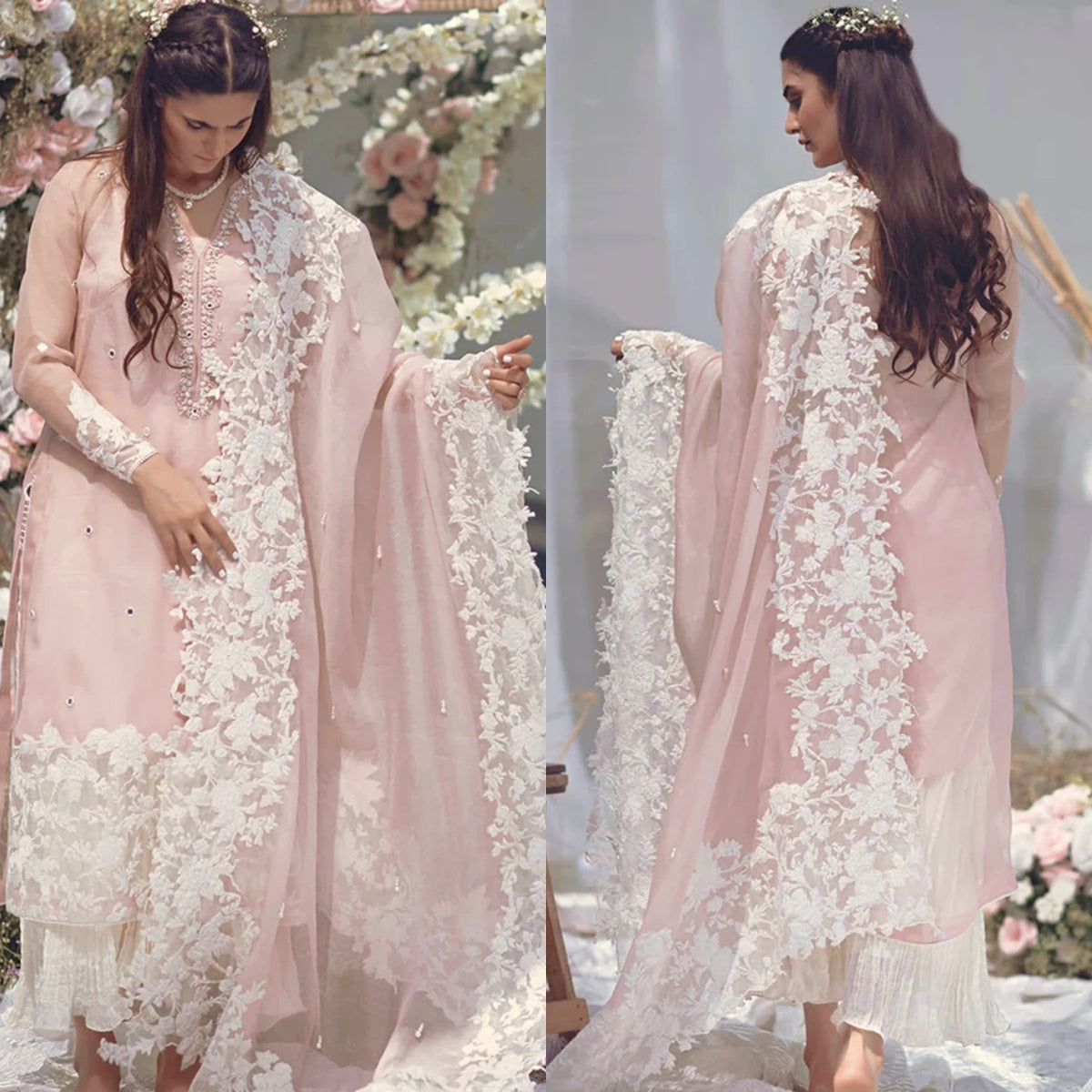 ZAINAB SALMAN - 3Pc Embroidered Summer Collection Lawn Suit