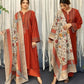 3Pc Embroidered dhannak Suit winter Collection 200