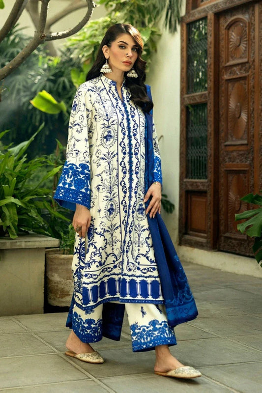 Coco By Zara Shah Jahan-3Pcs Lawn Print with Lawn Dupatta summer Collection Suit ZC-0003