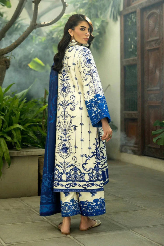 Coco By Zara Shah Jahan-3Pcs Lawn Print with Lawn Dupatta summer Collection Suit ZC-0003