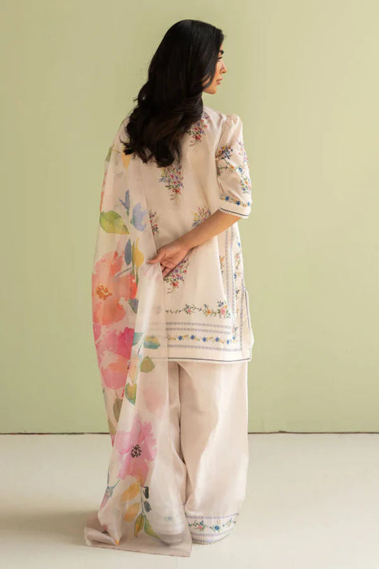 Coco By Zara Shah Jahan-3Pcs Lawn Print summer Collection Suit ZC-0002