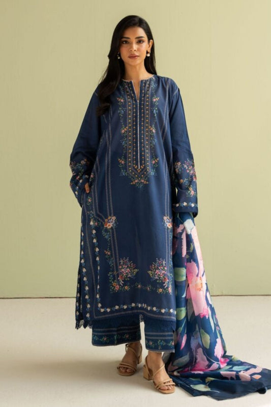 Coco By Zara Shah Jahan-3Pcs Lawn Print summer Collection Suit ZC-0001