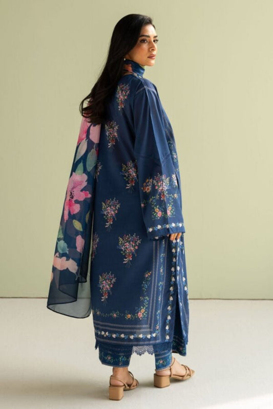 Coco By Zara Shah Jahan-3Pcs Lawn Print summer Collection Suit ZC-0001
