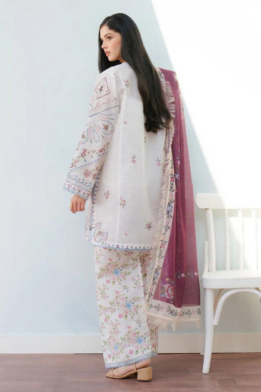 Coco By Zara Shah Jahan-3Pcs Lawn Print with Lawn Dupatta summer Collection Suit ZC-0004