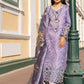 3Pcs Dhannak embroidered suit with Pashmina Shawl Winter collection 712