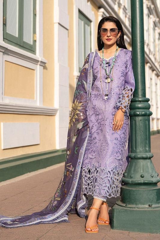 3Pcs Dhannak embroidered suit with Pashmina Shawl Winter collection 712