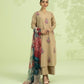 3pc dhannak Embroidered suit with pashmina shawl winter Collection Suit 806