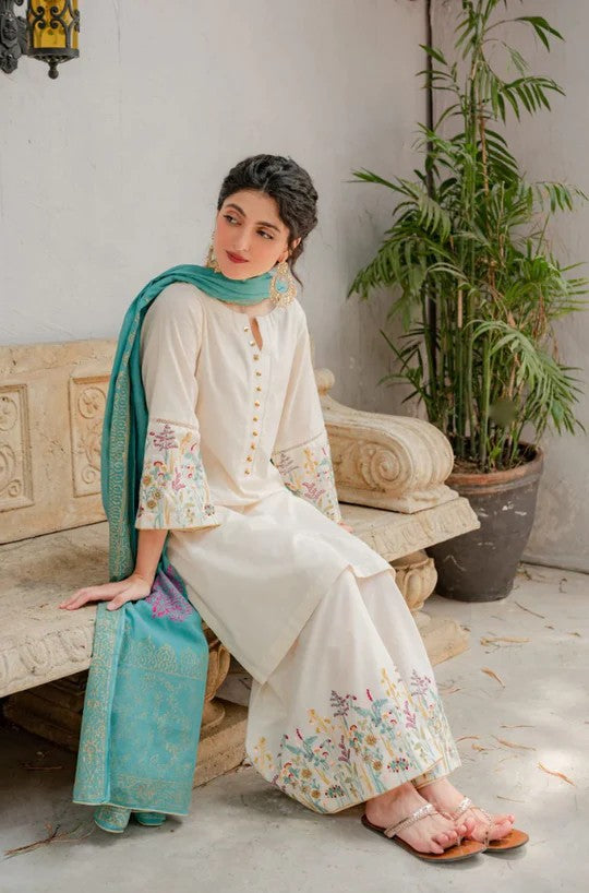 Rang Rasiya 3Pc Lawn Embroidered Summer collection Suit