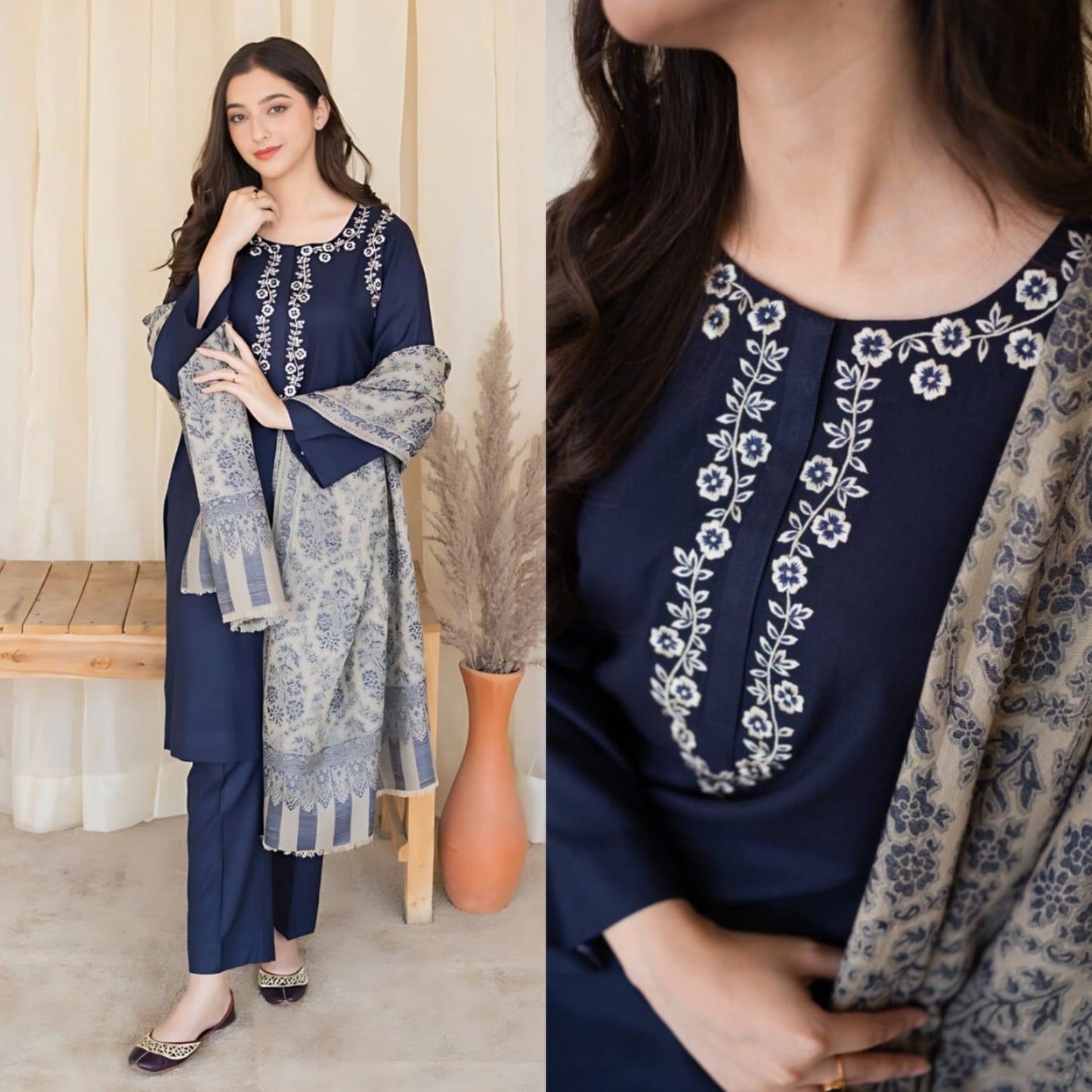 Aisling 3Pc Dhannak Suit winter Collection 905