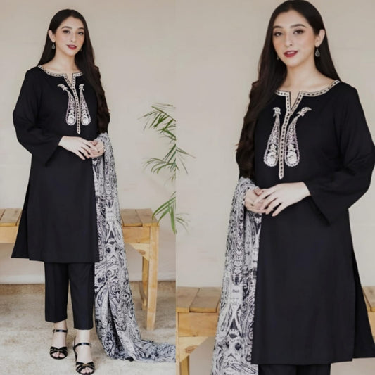 Aisling 3Pc Dhannak Suit winter Collection 906