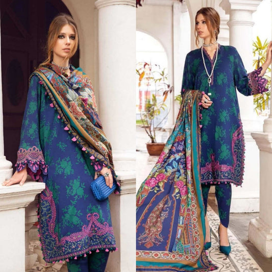 Asim Jofa 3Pc Lawn Suit Printed Collection AJ-326