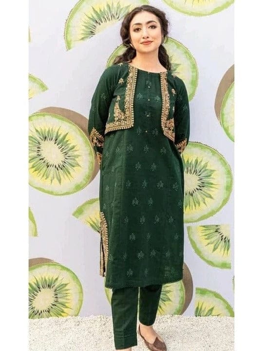 Battik-2 Pc Lawn Heavy Embroidered Suit with Lawn Dupatta BT_755