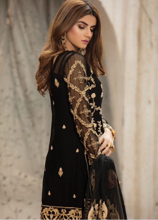 Asim Jofa -3Pc Linen Suit Embroidered -by 079