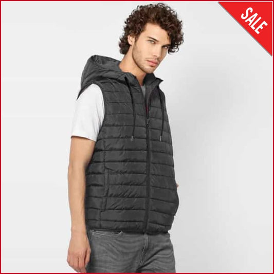 Alluring  Sleeveless with hood puffer - UGUR.PK