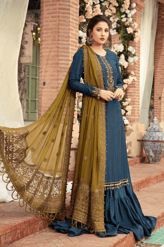 3 Pc Embroidered Lawn Summer Collection -109