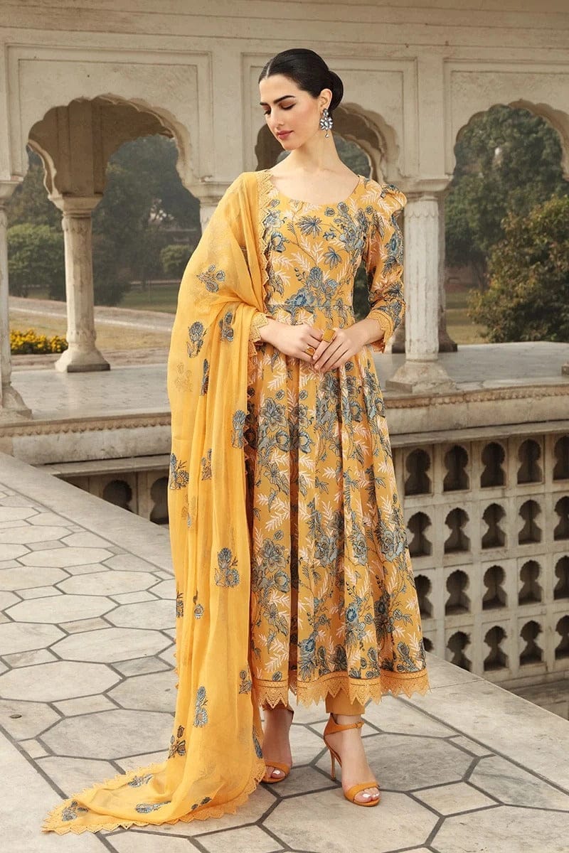Breeze 3 Pc Lawn Heavy Embroidered Summer Collection Suit