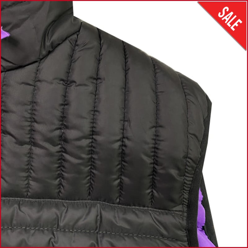 Women Inner Purple Contrast Sleeveless puffer jacket Clothing Accessories Hashmi 